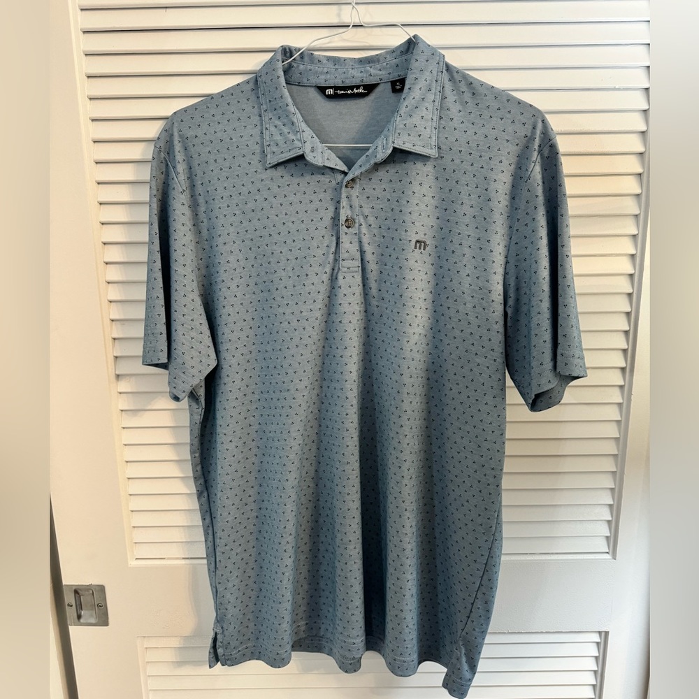 Travis Mathew Blue Polo Shirt